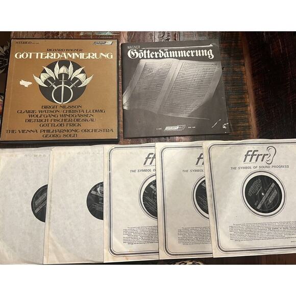 Richard Wagner Vinyl Lot- Gotterdammerung Das Rheingold Siegfried LP Box Sets - Picture 5 of 7